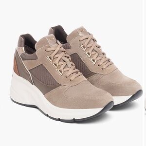 Nero Giardini mixed media platform sneakers 8
